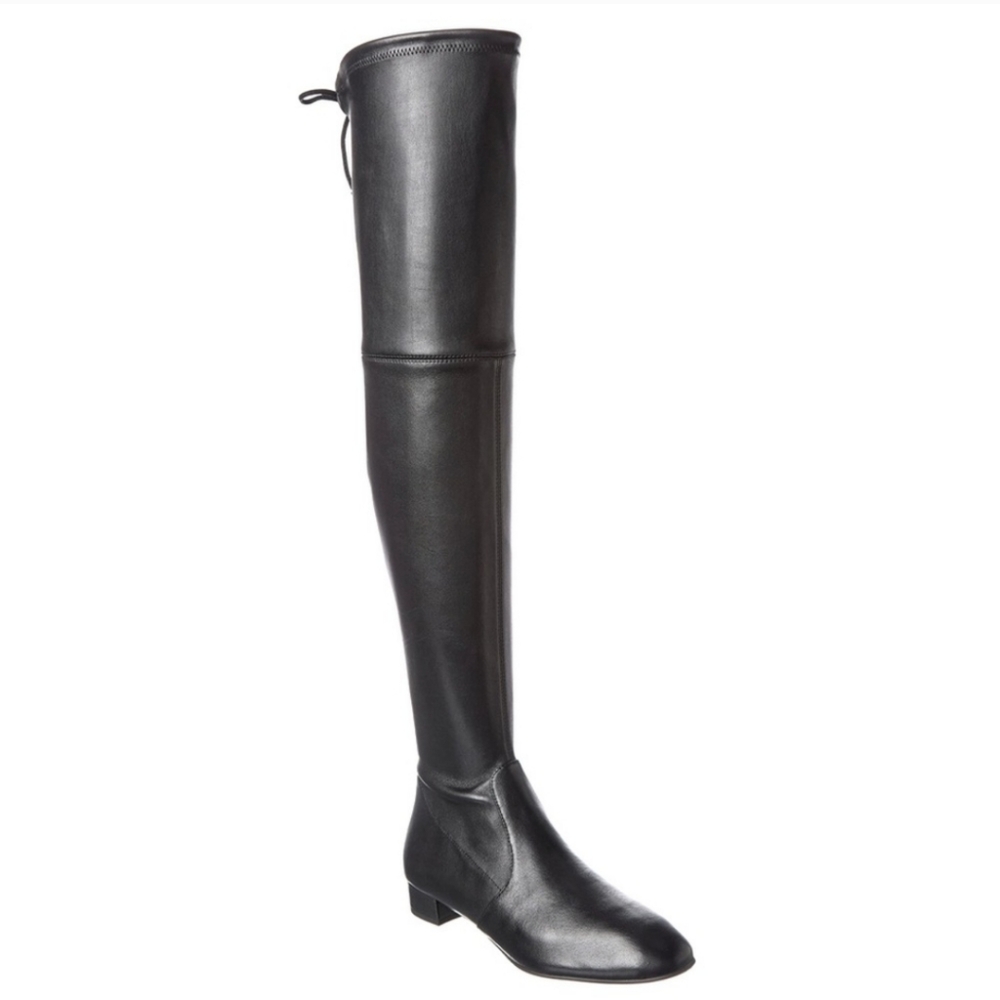 $895 Stuart Weitzman Genna Over the Knee Boot Leather 7M